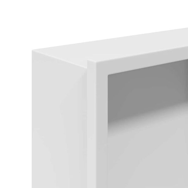 Нишата за душ Бяло 75 x 30 x 9,5 см Неръждаема стомана