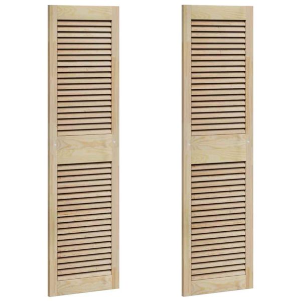 Врата за шкаф с врата 2 pcs Естествен 140,5 x 2,1 x 39,5 см