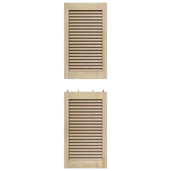 Врата за шкаф с врата 2 pcs Естествен 140,5 x 2,1 x 39,5 см