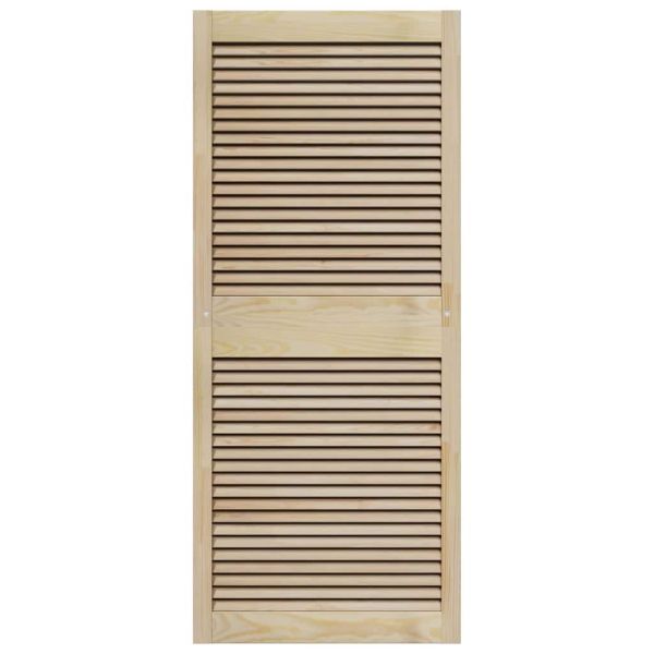 Врата за шкаф с врата 2 pcs Естествен 140,5 x 2,1 x 59,5 см
