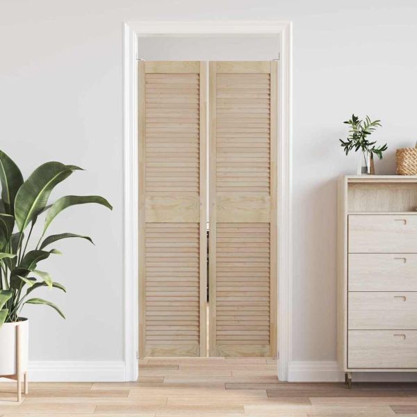 Врата за шкаф с врата 2 pcs Естествен 170 x 2,1 x 39,5 см