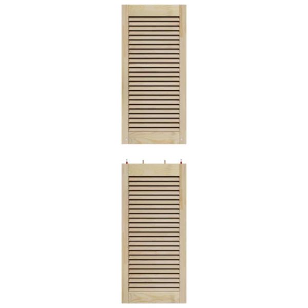 Врата за шкаф с врата 2 pcs Естествен 170 x 2,1 x 39,5 см