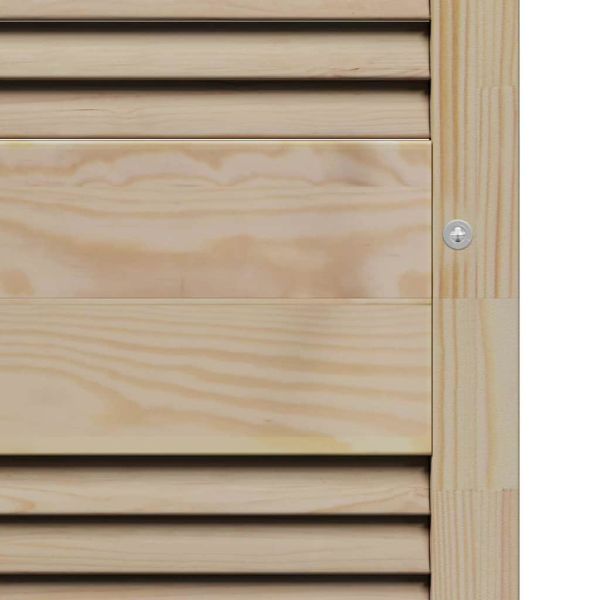 Врата за шкаф с врата 2 pcs Естествен 170 x 2,1 x 39,5 см