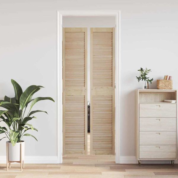 Врата за шкаф с врата 2 pcs Естествен 201 x 2,1 x 39,5 см