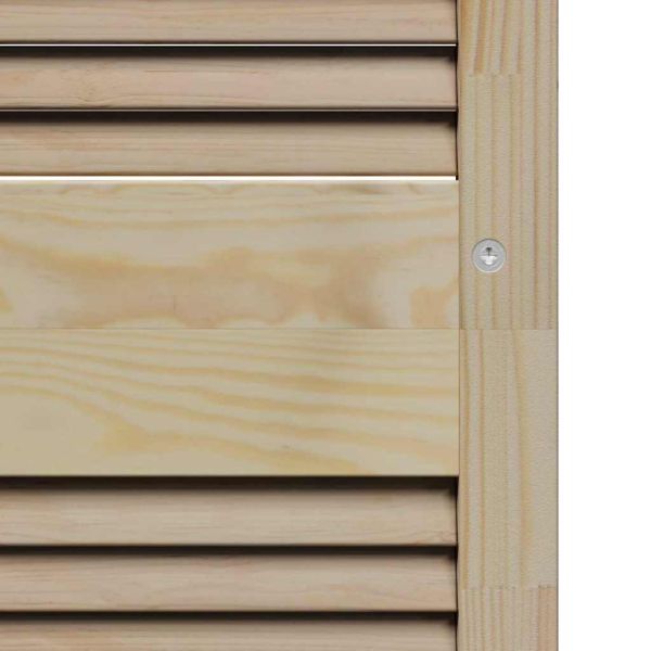 Врата за шкаф с врата 2 pcs Естествен 201 x 2,1 x 39,5 см