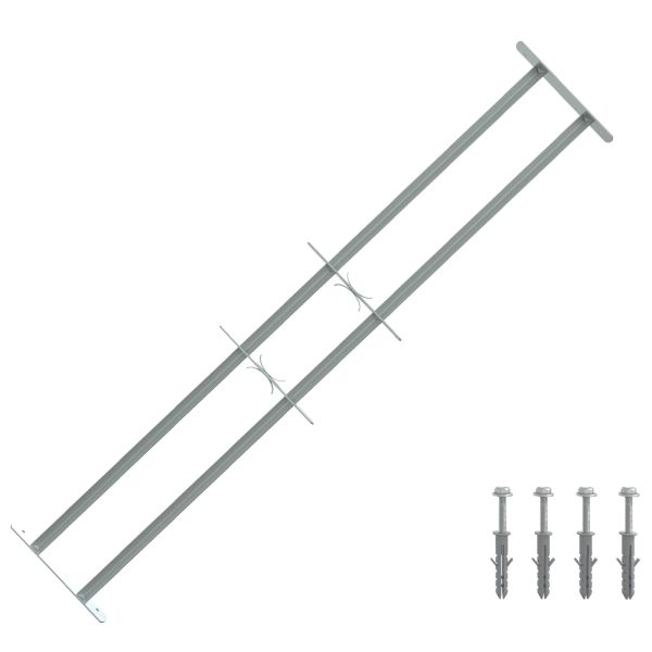 Решетка за сигурност за прозорци с 2 напречни ленти 3 pcs