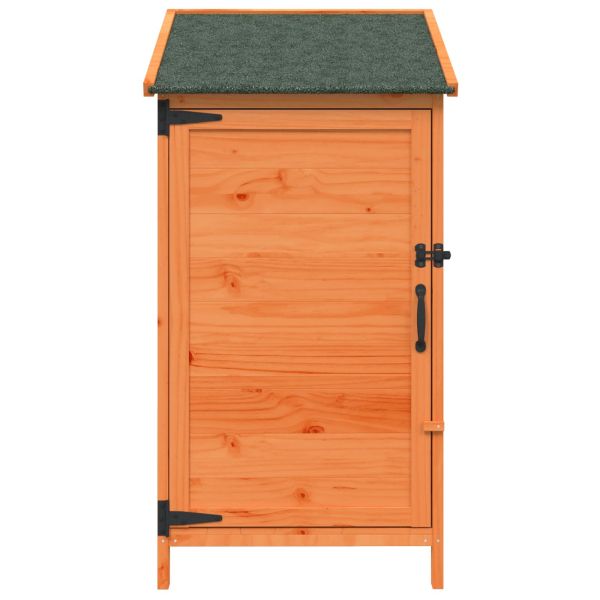 Градина постройка Кафяво 59 x 56 x 113,5 см Инженерна дървесина