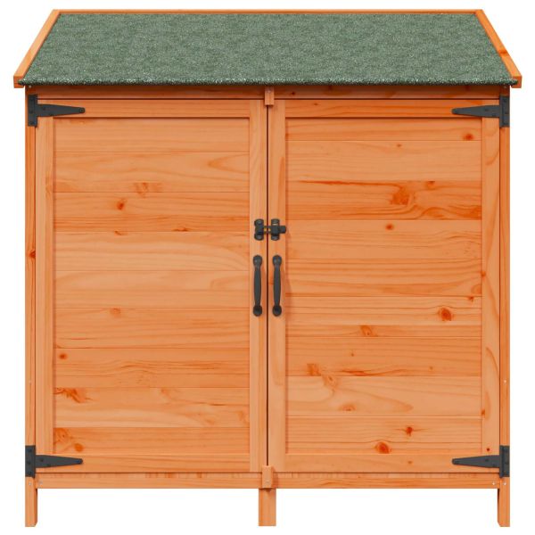 Градина постройка Кафяво 106,5 x 56 x 113,5 см