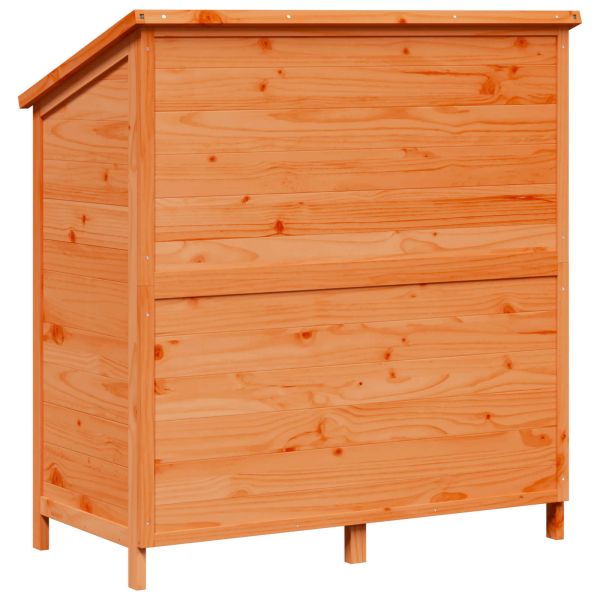 Градина постройка Кафяво 106,5 x 56 x 113,5 см