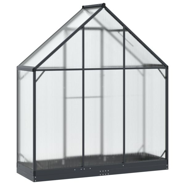 Оранжерия за градина с врата Антрацит 183,5 x 63,5 x 207 см