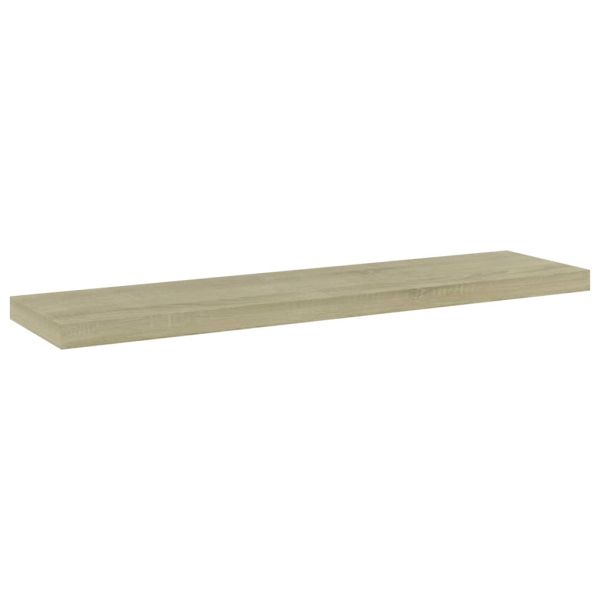 Рафтове, 4 бр, дъб сонома, 40x10x1,5 см, инженерно дърво
