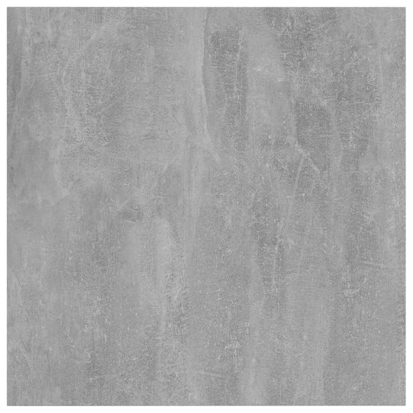 Рафтове, 4 бр, бетонно сиви, 40x40x1,5 см, инженерно дърво
