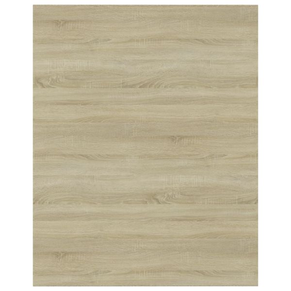 Рафтове за етажерка, 8 бр, дъб сонома, 40x50x1,5 см, ПДЧ