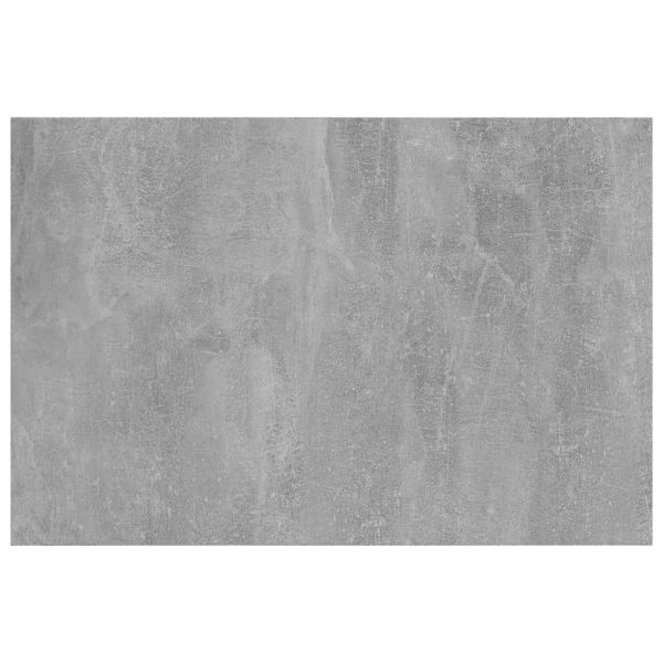 Рафтове, 4 бр, бетонно сиви, 60x40x1,5 см, инженерно дърво