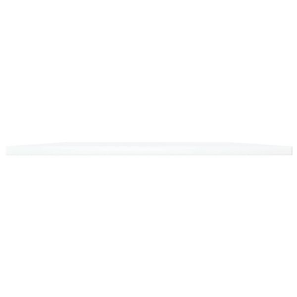 Рафтове за етажерка, 4 бр, бели, 80x20x1,5 см, инженерно дърво