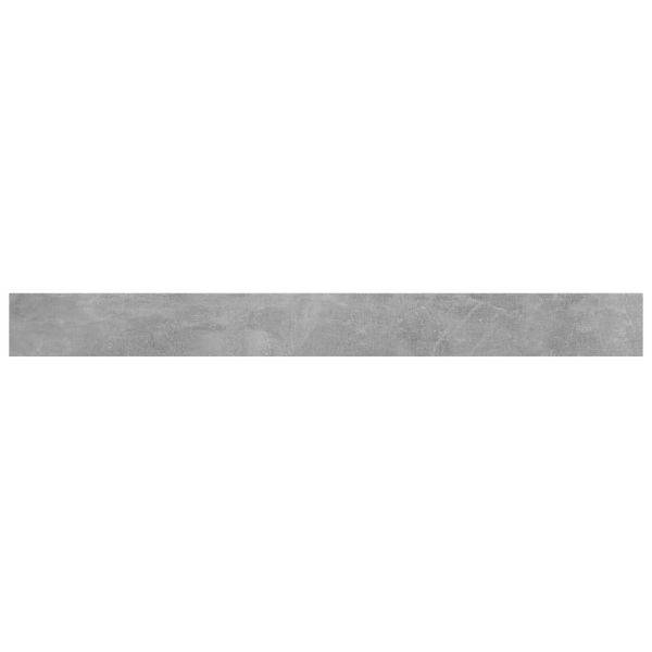 Рафтове, 4 бр, бетонно сиви, 100x10x1,5 см, инженерно дърво
