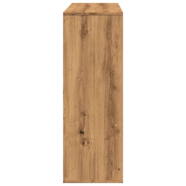 Библиотека/разделител за стая, дъб артизан, 100x33x94,5 см