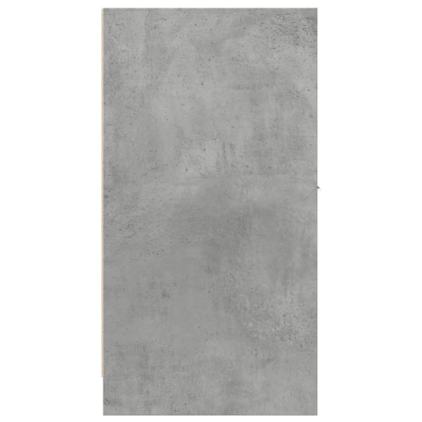 Шкаф органайзeр, бетонно сив, 30x41x77,5 см, инженерно дърво