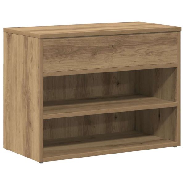 Пейка за обувки Дъб артизан 60x30x45 см Инженерна дървесина