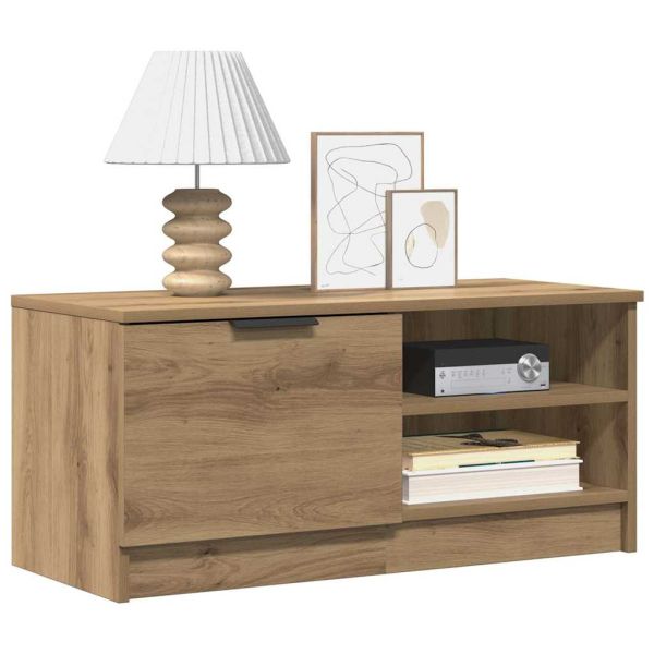 Комплект шкаф за телевизор от 2 части Дъб Artisan 80x35x36,5 cm