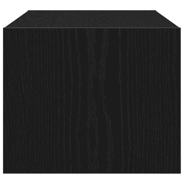 ТВ шкаф Черен дъб 60x31x25,5 cm Инженерна дървесина