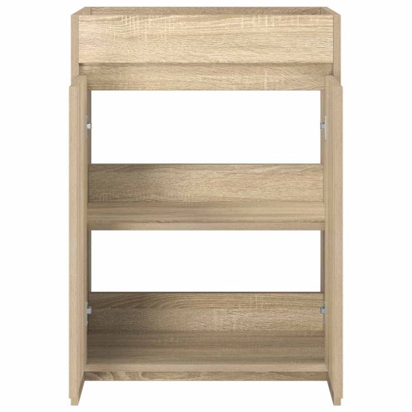 Кабинет под мивка за баня Дъб сонома 56 x 37,5 x 81 см
