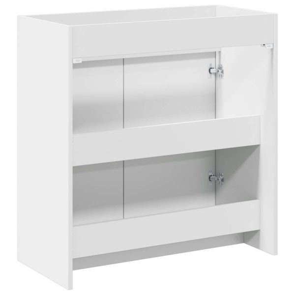 Кабинет под мивка за баня Бяло 78,5 x 37,5 x 81 см