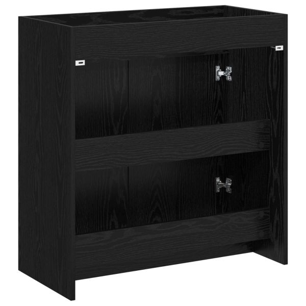 Кабинет под мивка за баня Черен дъб 78,5 x 37,5 x 81 см