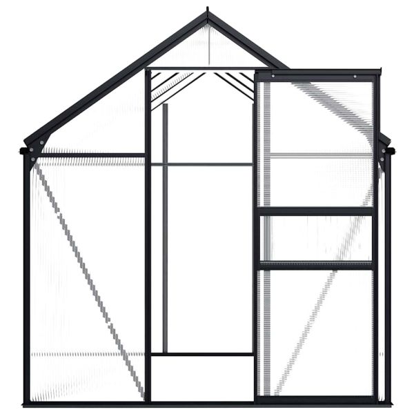 Оранжерия, антрацит, алуминий, 4,75 м³