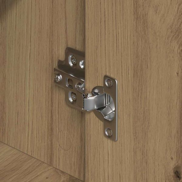 Служебен шкаф 2 pcs Дъб 60 x 31 x 84 см Инженерно дърво