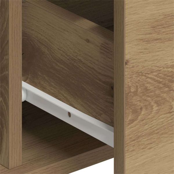 Служебен шкаф 2 pcs Дъб 60 x 31 x 84 см Инженерно дърво