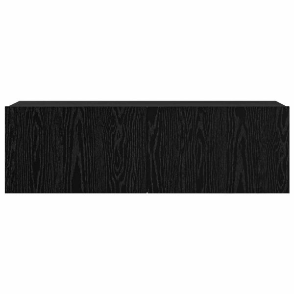 Комплект ТВ шкаф 6 pcs Черния дъб 100 x 30 x 30 cm