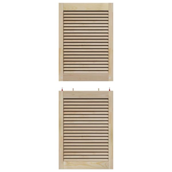 Врата за шкаф с врата 4 pcs Естествен 49,5 x 2,1 x 140,5 см
