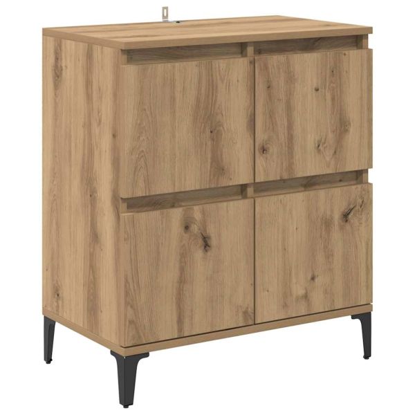 Скейдбордове 2 pcs Дъб 60 x 35 x 70 cm Инженерно дърво