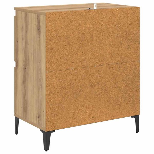Скейдбордове 2 pcs Дъб 60 x 35 x 70 cm Инженерно дърво