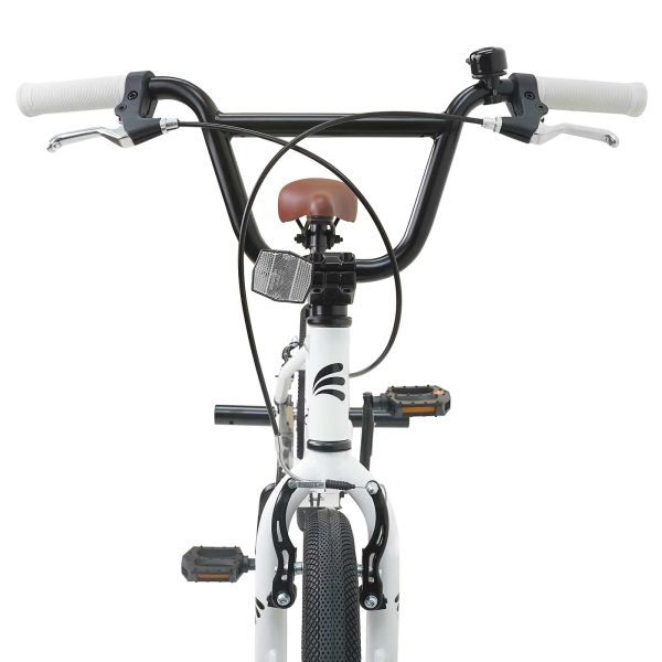 BMX Велосипед 18 инча за 7-10 години Бяло