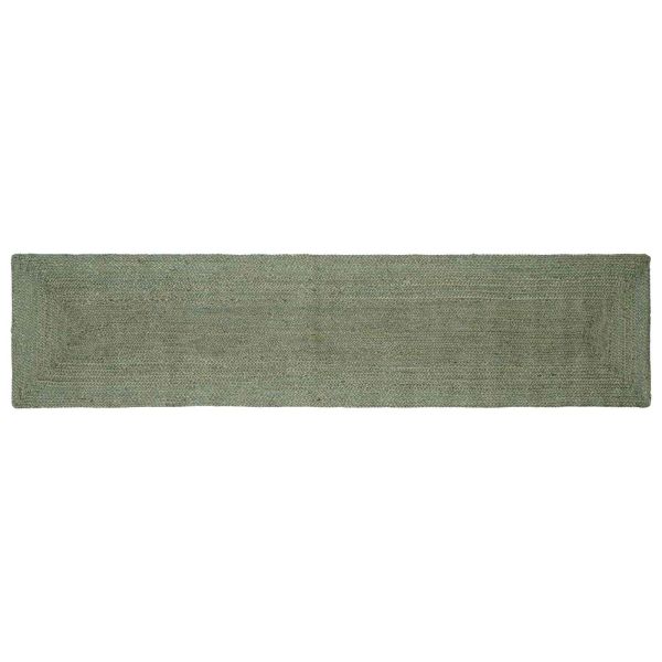 Килими за помещение Правоъгълна Маслиненозелено 60 x 300 cm юта