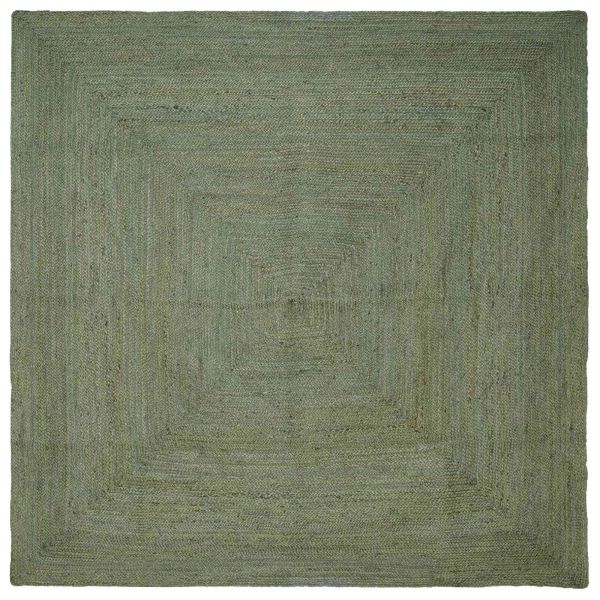 Килими за помещение Квадратна Маслиненозелено 300 x 300 cm юта
