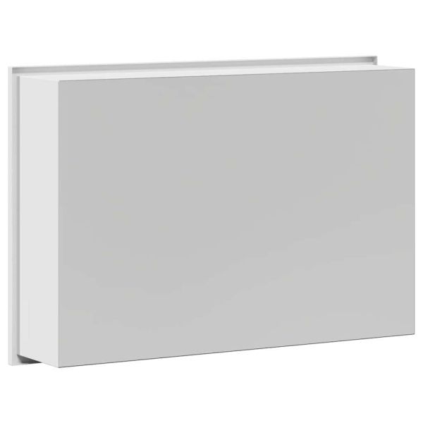 Нишата за душ Бяло 45 x 30 x 9,5 см Неръждаема стомана