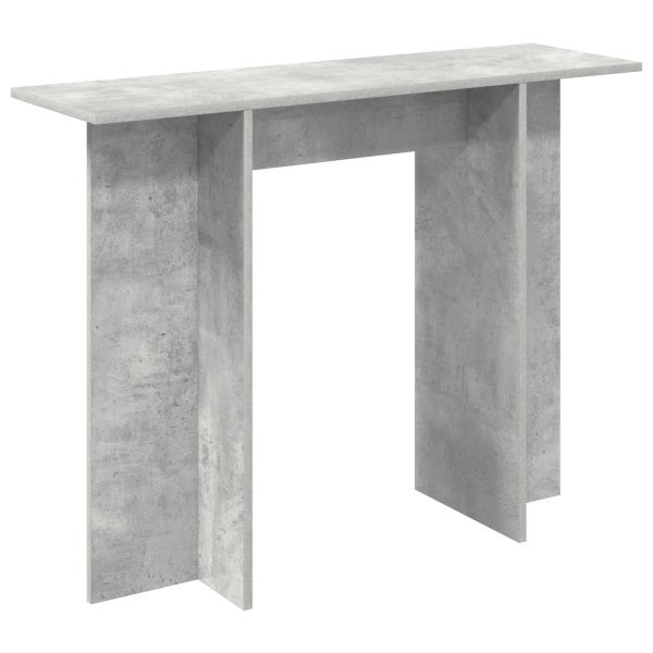 Конзолна маса Бетонно сиво 100 x 30 x 75 см Инженерна дървесина