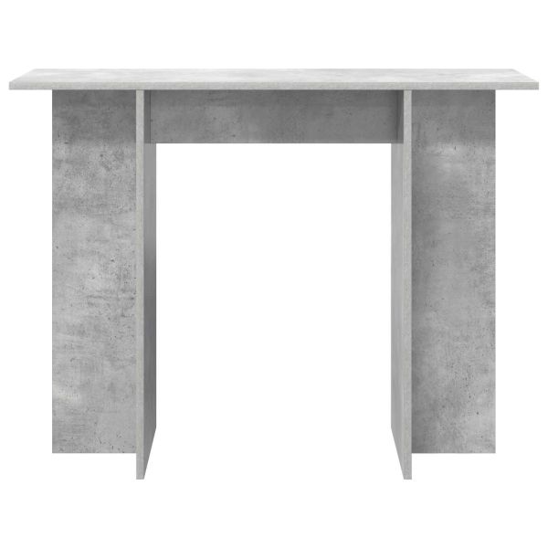 Конзолна маса Бетонно сиво 100 x 30 x 75 см Инженерна дървесина