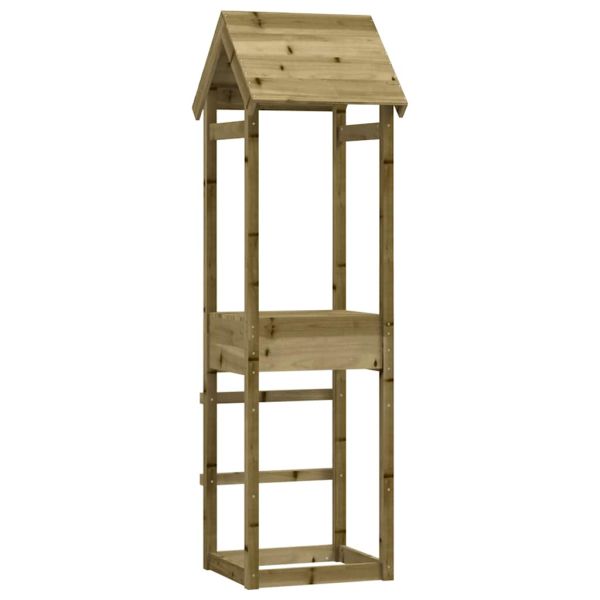 Кула за игра 53x46,5x194 см импрегнирана борова дървесина