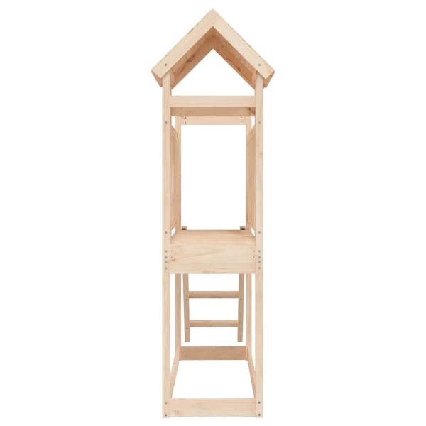 Комбинирано детско съоръжение за игра 53x110x214 см бор масив