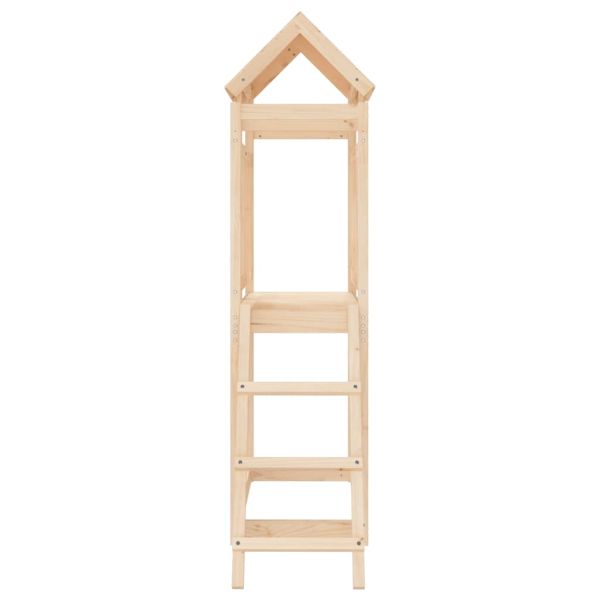 Комбинирано детско съоръжение за игра 53x110x214 см бор масив