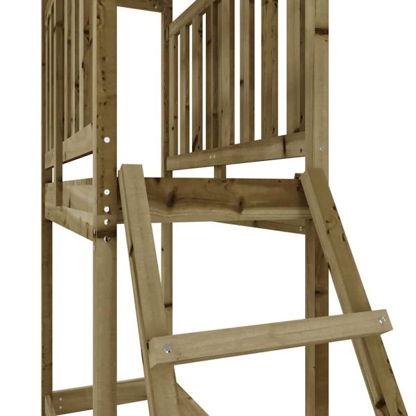 Комбинирано детско съоръжение 53x110x214 см импрегниран бор