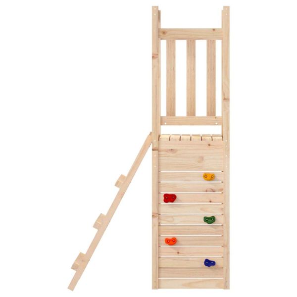 Комбинирано детско съоръжение за игра 53x46,5x169 см бор масив