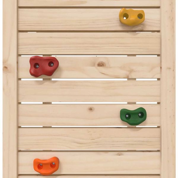 Комбинирано детско съоръжение за игра 53x46,5x169 см бор масив