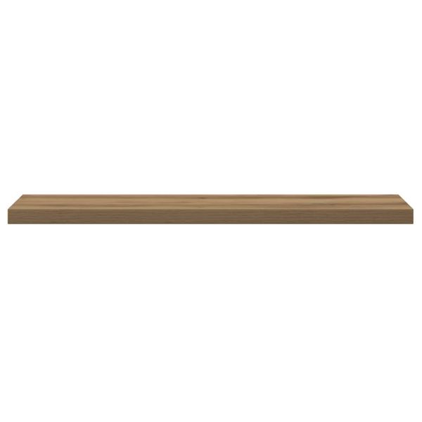Стенни рафтове 4 бр дъб артизан 40x20x1,5 см инженерно дърво