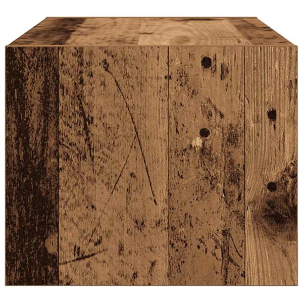 ТВ шкаф Старо дърво 60x31x25,5 cm Инженерна дървесина