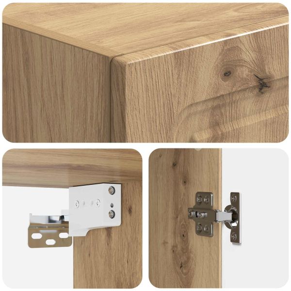 Стенно шкафче Дъб артизан 33 x 34,5 x 90 см Инженерна дървесина